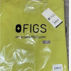 Figs scrub top. Limeade, limited edition color Catrina one pocket
